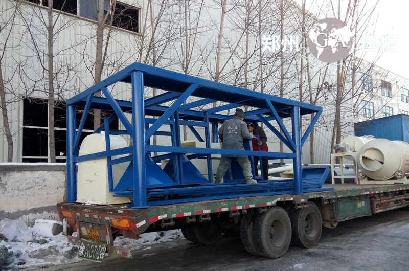 發(fā)往江蘇泰州保溫砂漿生產線