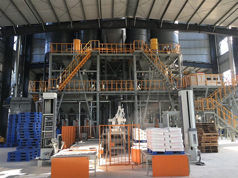 石膏砂漿生產(chǎn)線的實(shí)際應(yīng)用技術(shù)特點(diǎn)是什么？